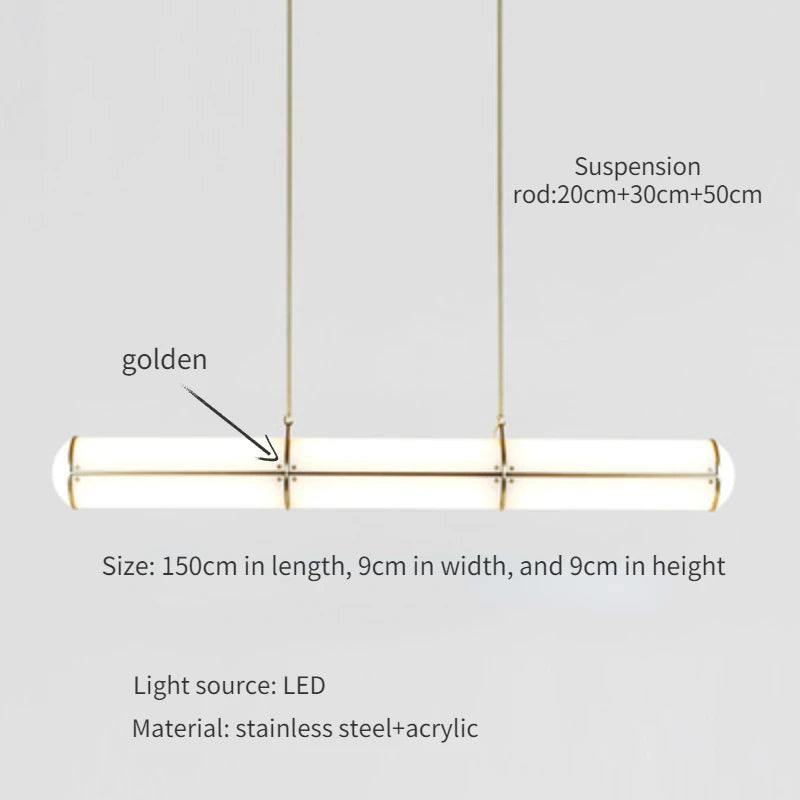 Nordic minimalist chandelier for restaurant and café - vue 9 sur 12