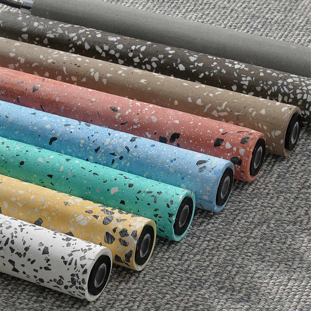 lustre en béton tube ciment design moderne pour intérieur décoratif - vue 5 sur 14