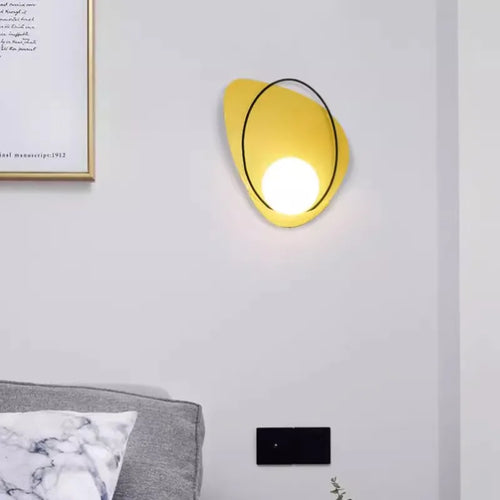 Creative shell modern minimalist wall light decoration - vue 4 sur 10