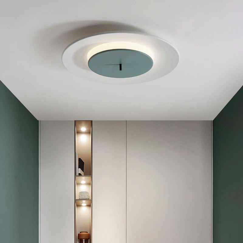 Modern designer round ceiling light nordic minimalist - vue 3 sur 10