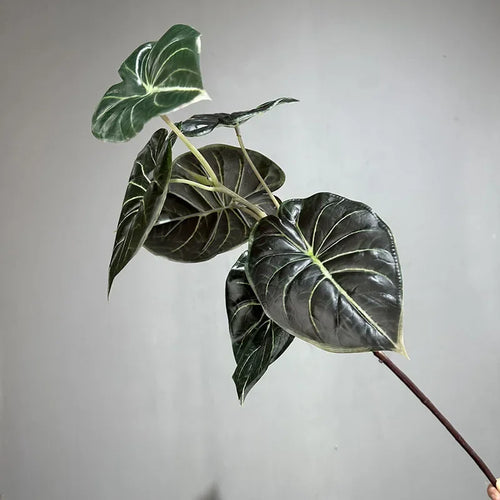 lot de 2 plantes vertes artificielles décoratives en plastique