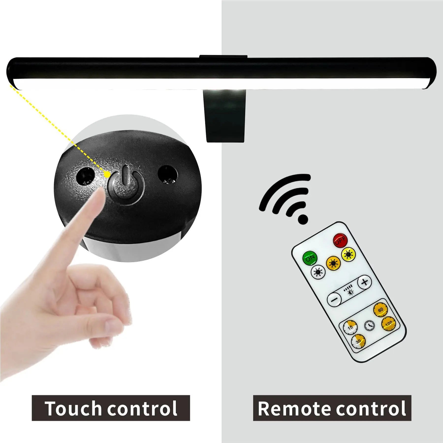 lumière murale led rechargeable pour peintures et jeu de fléchettes - vue 4 sur 9