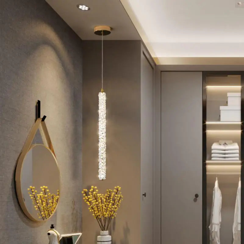 lampe de chevet moderne en cristal pour décoration intérieure - vue 2 sur 12