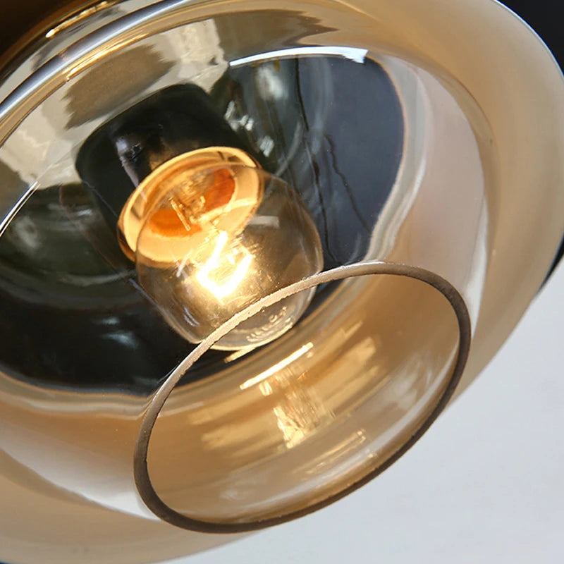 lustre en verre pour ambiance nordique élégante et moderne - vue 6 sur 10