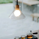 suspension LED en verre design nordique moderne décorative