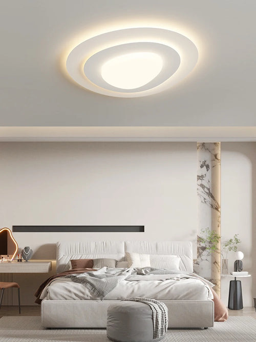 lustre qiyimei en forme de triangle luminaires éclairage intérieur
