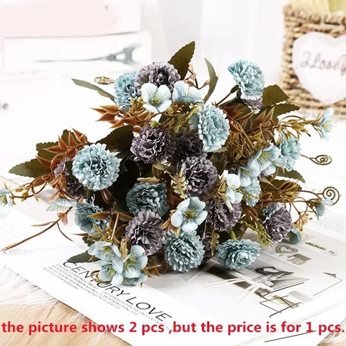 bouquet de lilas artificiels en soie pour décoration florale
