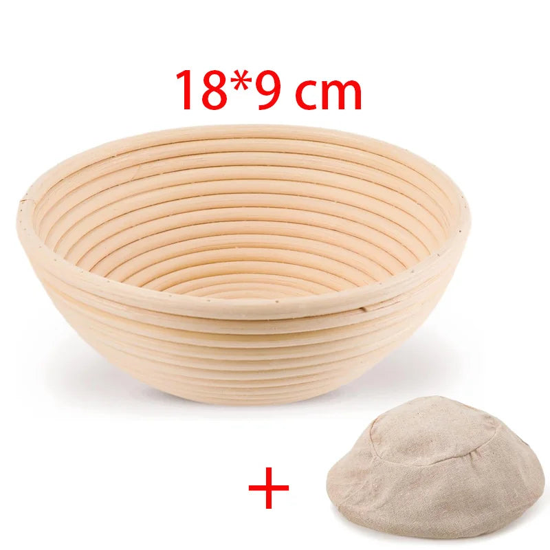 panier à pain en rotin naturel fait main pour fermentation de pâte au levain - vue 20 sur 21