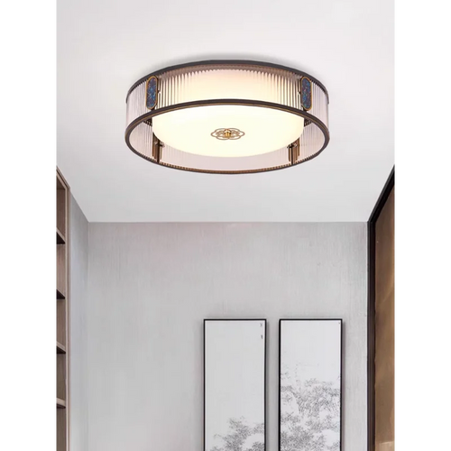 lustre acrylique style chinois antique pour éclairage intérieur