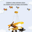 suspension led pour enfants en forme d'avion nordique moderne