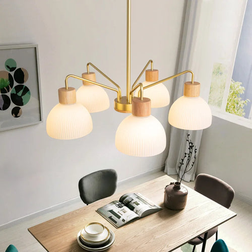 Minimalist Nordic chandelier home decoration indoor lighting - vue 2 sur 9