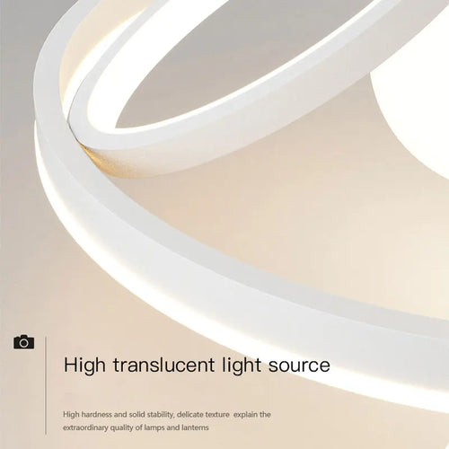 Minimalist LED pendant light for modern home decor - vue 7 sur 12