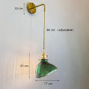 lustre en verre minimaliste japonais éclairage créatif design suspendu