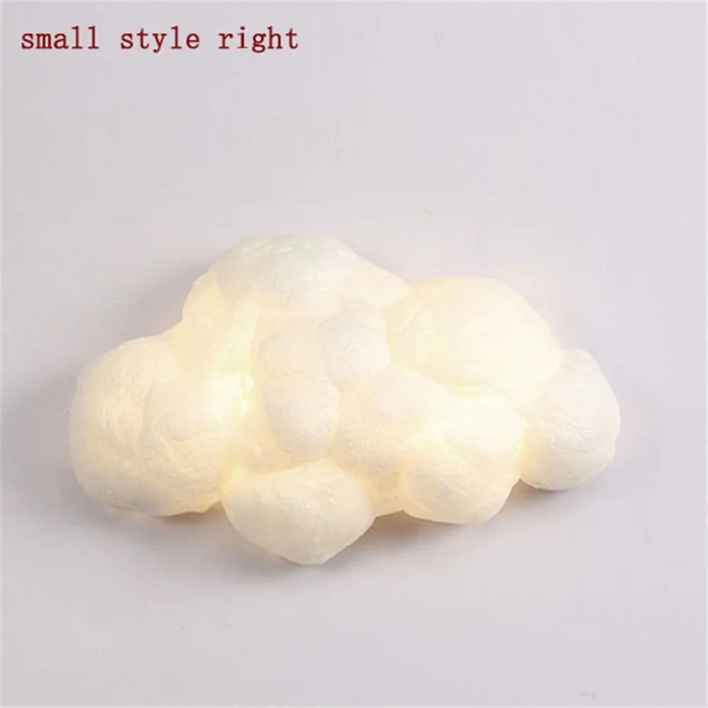applique murale led nuage en imitation soie décorative pour enfants - vue 9 sur 14