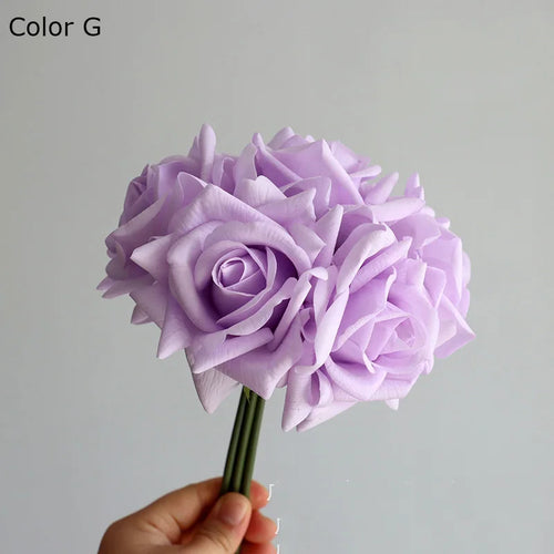 Realistic artificial rose bouquet for weddings and decoration - vue 13 sur 15