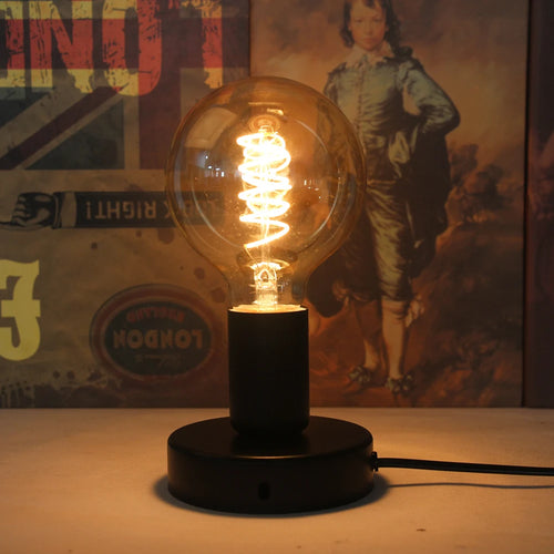lampe de table industrielle cordon 1.8m interrupteur - vue 9 sur 9