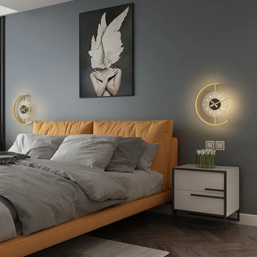 applique murale led moderne pour décoration d'intérieur et ambiance chaleureuse