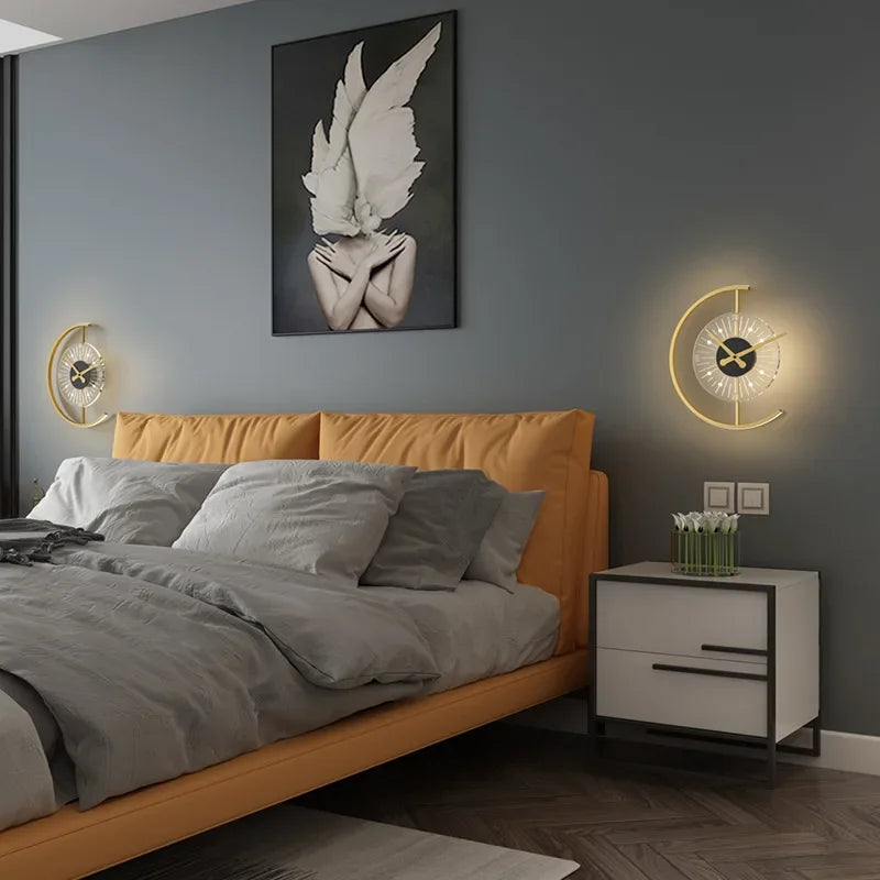 applique murale led moderne pour décoration d'intérieur et ambiance chaleureuse