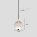 lampe suspendue verre dégradé nordique salle manger chambre coucher lustre 110v-220v
