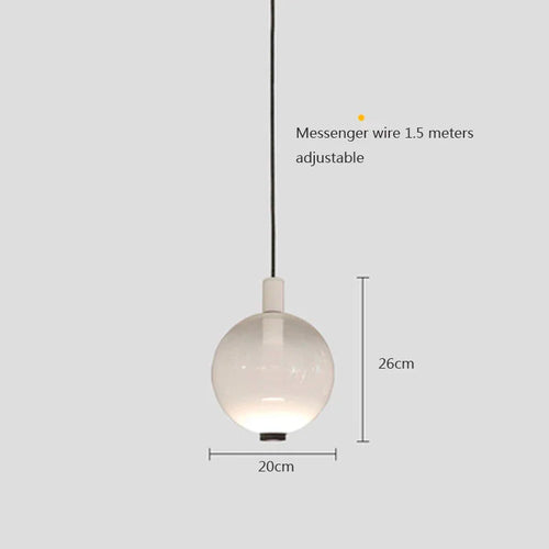 lampe suspendue verre dégradé nordique salle manger chambre coucher lustre 110v-220v