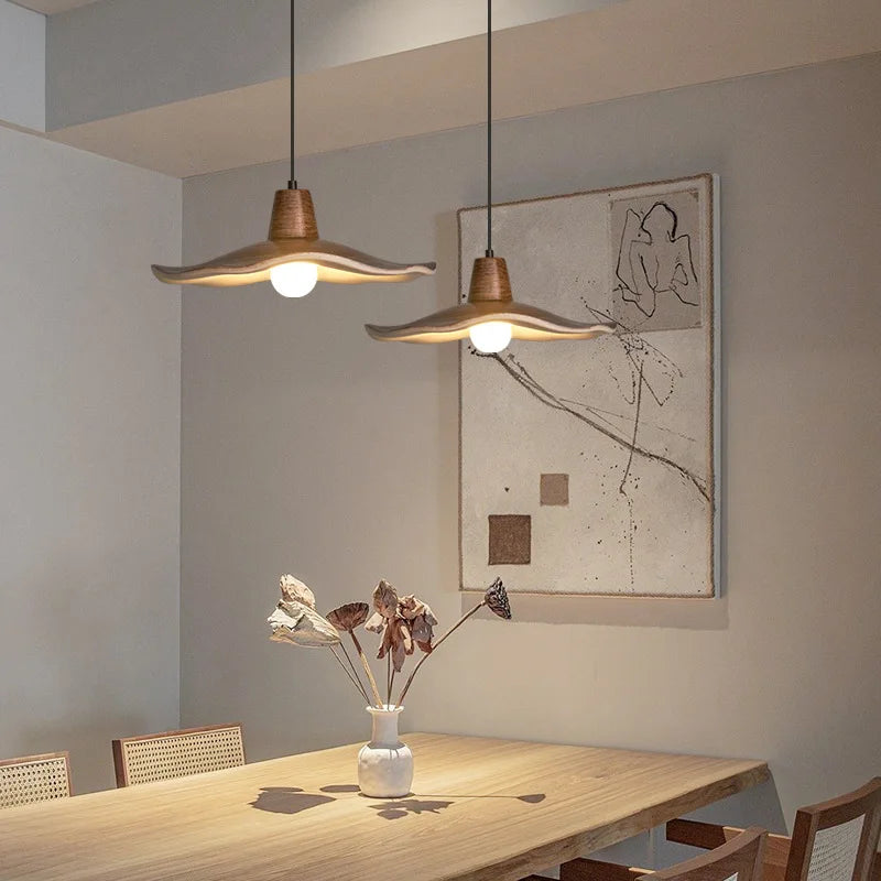 lampes suspendues rétro wabi sabi pour restaurant - vue 5 sur 8