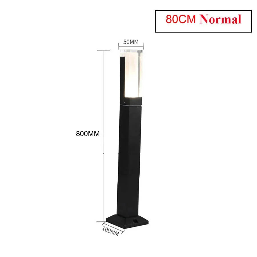 Outdoor LED lamp with motion sensor and aluminium stake - vue 11 sur 16