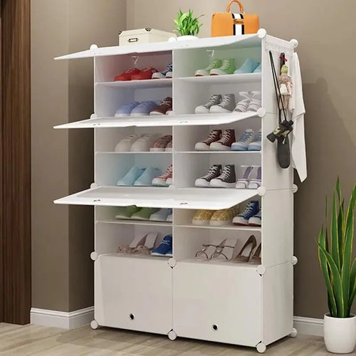 meubles modulaires de rangement modernes pour chaussures - vue 2 sur 8