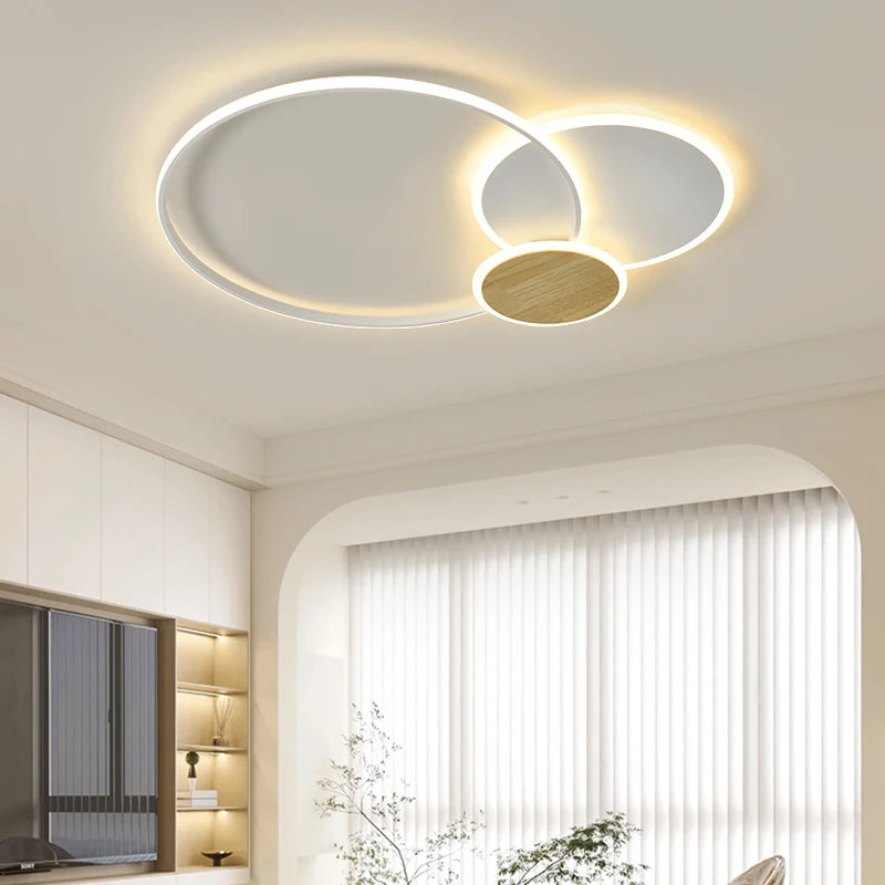 lustre led moderne en acrylique pour éclairage intérieur - vue 3 sur 12