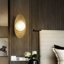 Minimalist crescent moon LED wall light