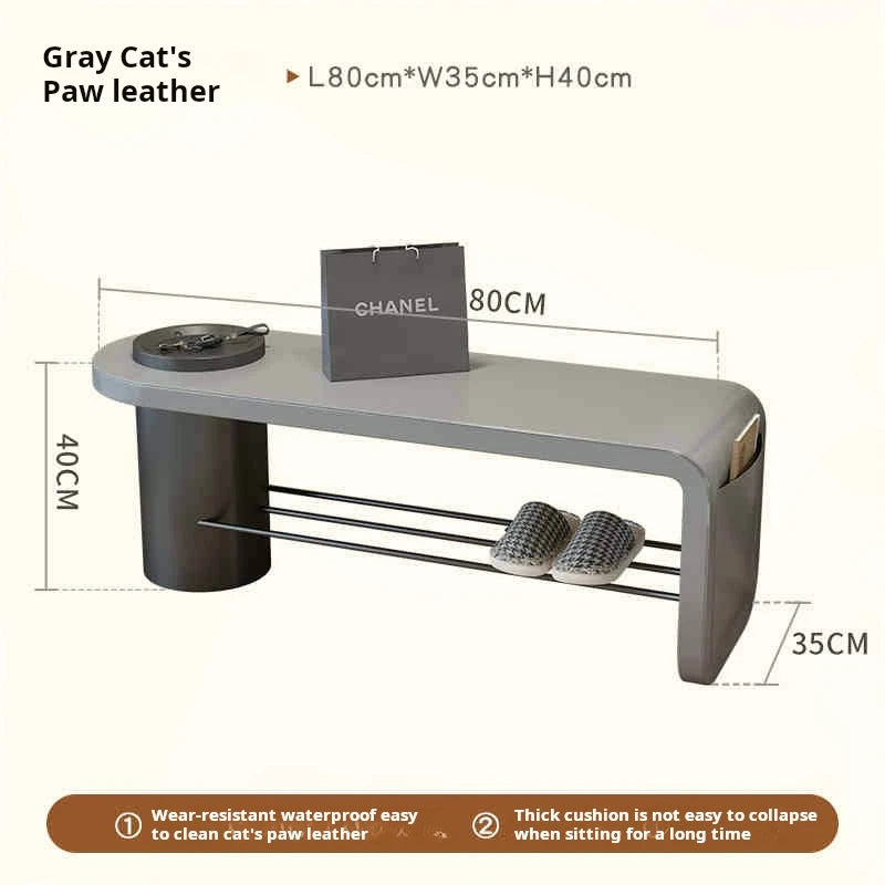 banc de rangement multifonction pour chaussures et autres objets - vue 6 sur 12