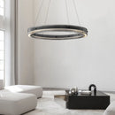 lustre nordique moderne en verre led de luxe