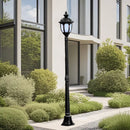 lampadaire extérieur étanche en aluminium pour jardin