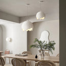 Minimalist nordic wabi sabi LED chandelier for interior decoration