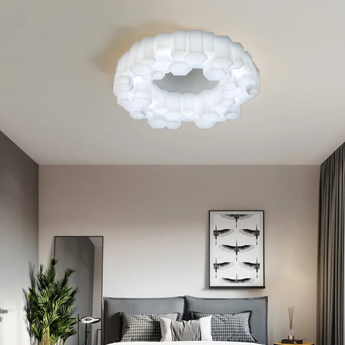 Nordic minimalist cloud LED ceiling light - vue 3 sur 8