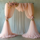 Chemin de table gaze transparente decoration mariage fete