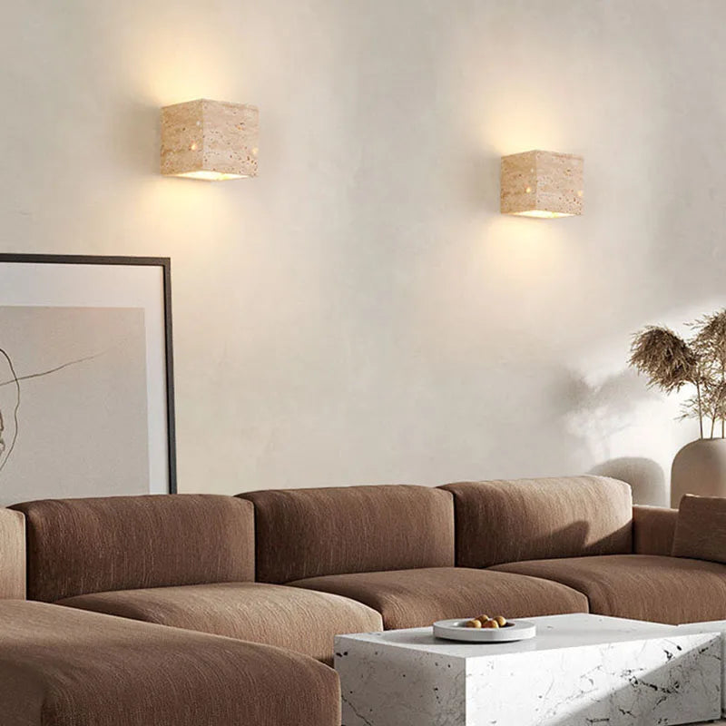 applique murale led créative en forme de cuboïde 3000k - vue 3 sur 8