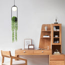 suspension moderne en forme de plante nordique en fer led