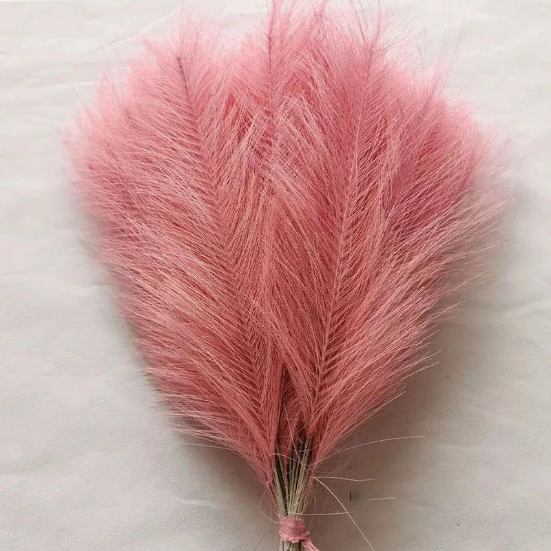 fleurs artificielles herbe de pampa pour décoration intérieure et fêtes - vue 8 sur 20