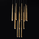 lustre led postmoderne nordique en cristal suspendu
