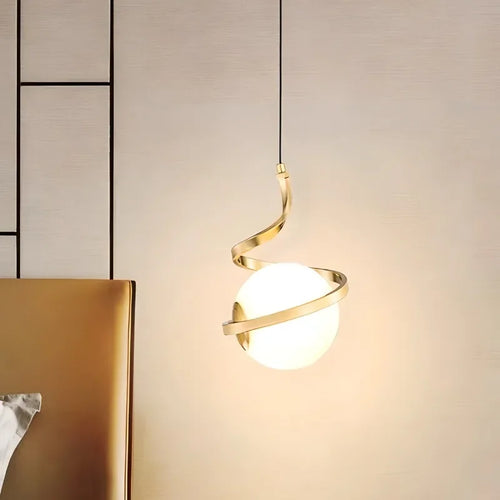 lustre en laiton design moderne pour décoration intérieure élégante - vue 3 sur 8