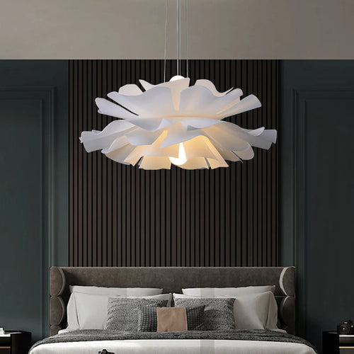 Nordique LED salon chambre suspension lumières filles chambre éclairage créatif concepteur salle à manger lampe Net rouge fleur lustre - vue 3 sur 10