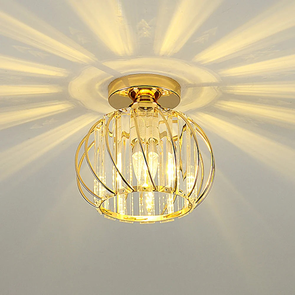 plafonnier moderne en cristal pour une ambiance élégante et créative