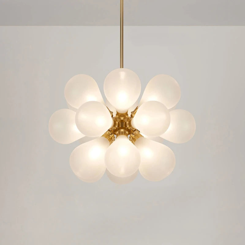 suspension moderne en verre design pour décoration intérieure - vue 2 sur 11