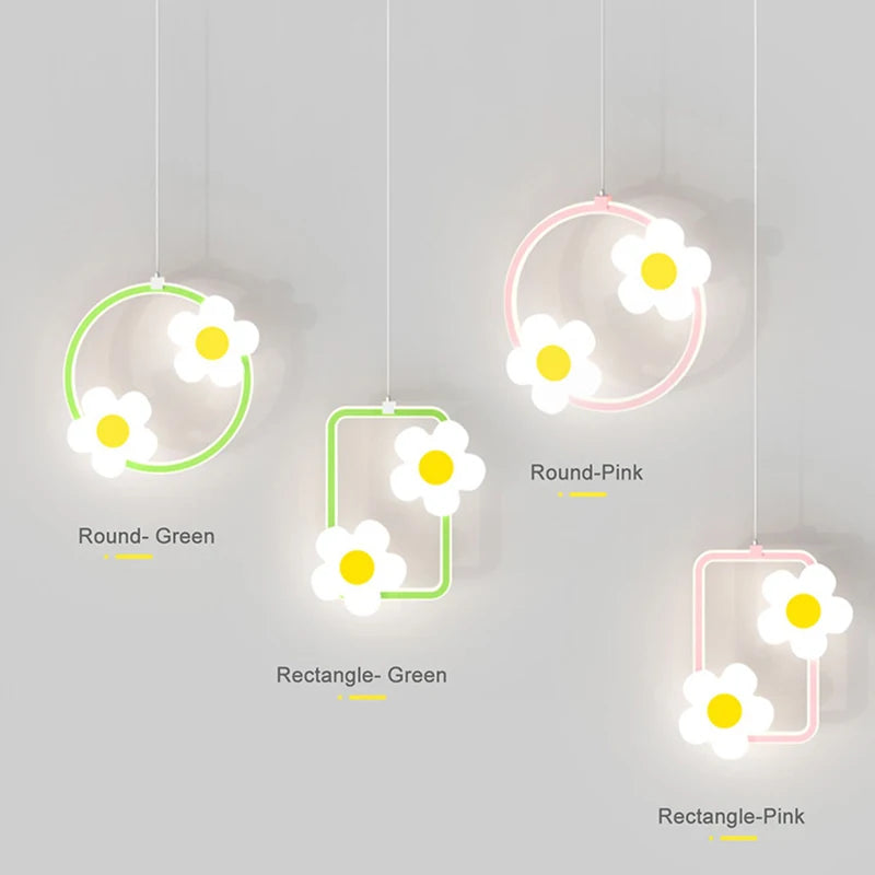 lustre fleur suspension pour fille chambre de bébé