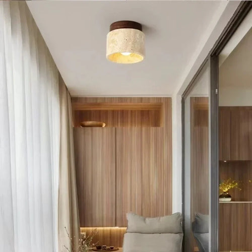 plafonnier en pierre minimaliste pour une ambiance apaisante - vue 6 sur 9