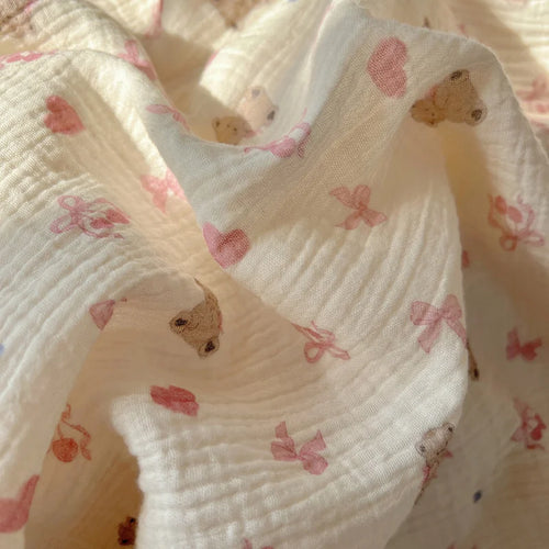 plaid coton crepe leger ete motifs carreaux enfants
