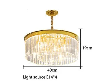 lustre en cristal suspendu pour éclairage intérieur design élégant - vue 22 sur 22