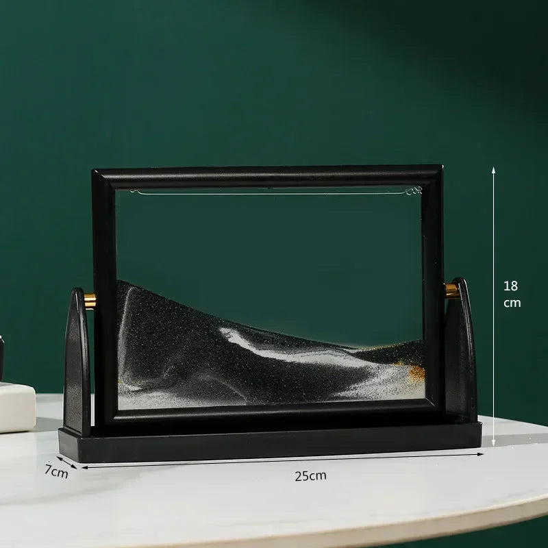 peinture artistique en mouvement sur sable créatif décoratif
