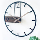 horloge suspendue en fer créative au design nordique