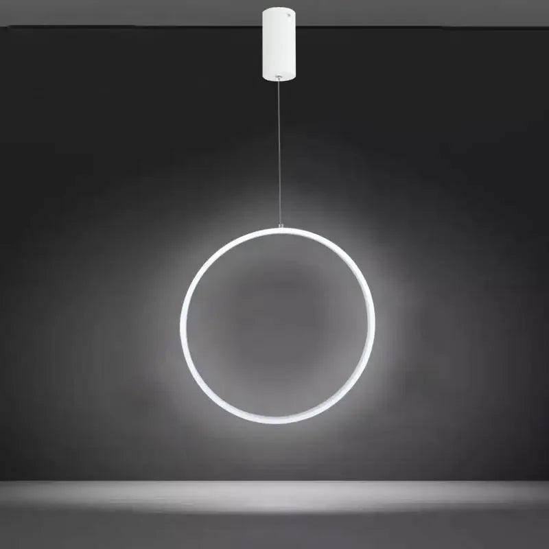 suspension circulaire à led pour intérieur moderne